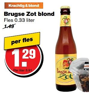 Aanbiedingen Brugse zot blond - Brugse Zot - Geldig van 07/06/2017 tot 13/06/2017 bij Hoogvliet