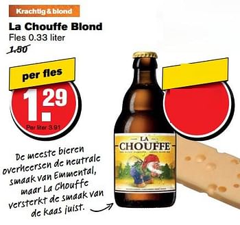 Aanbiedingen La chouffe blond - La Chouffe - Geldig van 07/06/2017 tot 13/06/2017 bij Hoogvliet