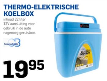 Aanbiedingen Thermo-elektrische koelbox - CONNABRIDE - Geldig van 08/06/2017 tot 13/06/2017 bij Action
