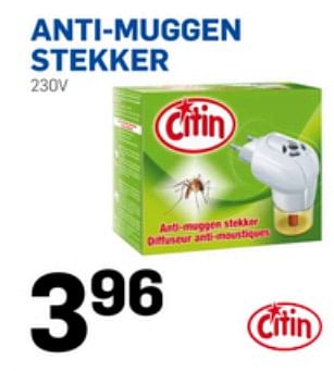 Aanbiedingen Anti-muggen stekker - Citin - Geldig van 08/06/2017 tot 13/06/2017 bij Action