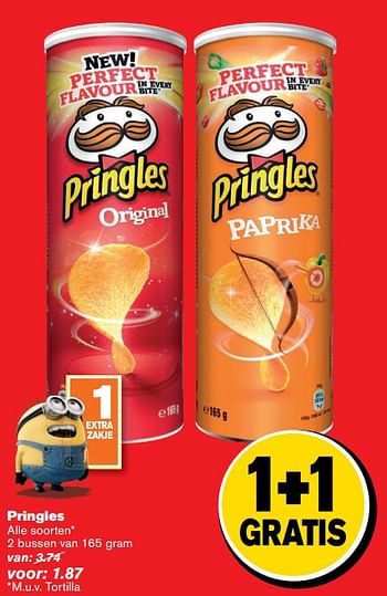 Aanbiedingen Pringles - Pringles - Geldig van 07/06/2017 tot 13/06/2017 bij Hoogvliet