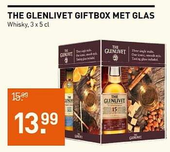 Aanbiedingen The glenlivet giftbox met glas - The glenlivet - Geldig van 06/06/2017 tot 18/06/2017 bij Gall & Gall