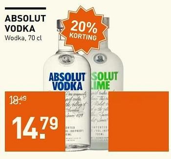 Aanbiedingen Absolut vodka - Absolut - Geldig van 06/06/2017 tot 18/06/2017 bij Gall & Gall
