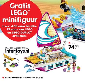 Aanbiedingen 41317 sunshine catamaran - Lego - Geldig van 05/06/2017 tot 25/06/2017 bij Intertoys