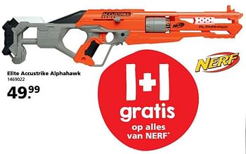 Aanbiedingen Elite accustrike alphahawk - Nerf - Geldig van 05/06/2017 tot 25/06/2017 bij Intertoys