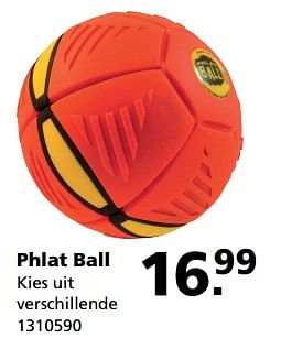 Aanbiedingen Phlat ball - Phlat Ball - Geldig van 05/06/2017 tot 25/06/2017 bij Intertoys