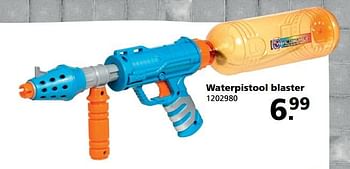 Aanbiedingen Waterpistool blaster - Huismerk - Intertoys - Geldig van 05/06/2017 tot 25/06/2017 bij Intertoys
