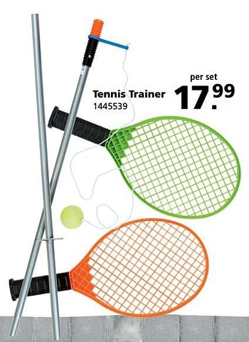 Aanbiedingen Tennis trainer - Huismerk - Intertoys - Geldig van 05/06/2017 tot 25/06/2017 bij Intertoys