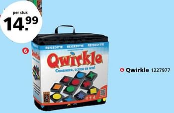 Aanbiedingen Qwirkle - 999games - Geldig van 05/06/2017 tot 25/06/2017 bij Intertoys