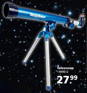 Aanbiedingen Telescoop - Huismerk - Intertoys - Geldig van 05/06/2017 tot 25/06/2017 bij Intertoys