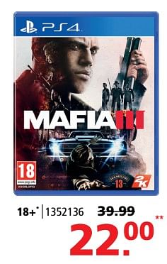 Aanbiedingen Mafia lll - 2K Games  - Geldig van 05/06/2017 tot 25/06/2017 bij Intertoys