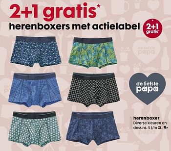 Aanbiedingen Herenboxer - Huismerk - Hema - Geldig van 05/06/2017 tot 25/06/2017 bij Hema