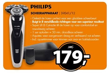 Aanbiedingen Philips scheerapparaat s9041-12 - Philips - Geldig van 10/06/2017 tot 18/06/2017 bij Expert