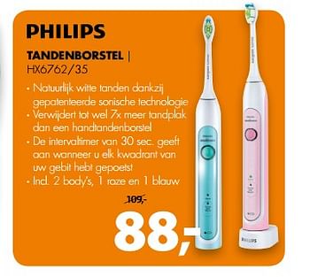Aanbiedingen Philips tandenborstel hx6762-35 - Philips - Geldig van 10/06/2017 tot 18/06/2017 bij Expert