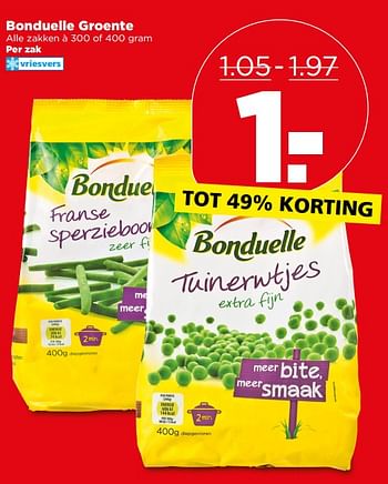 Aanbiedingen Bonduelle groente - Bonduelle - Geldig van 11/06/2017 tot 17/06/2017 bij Plus