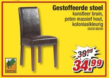 Aanbiedingen Gestoffeerde stoel - Huismerk - Poco - Geldig van 10/06/2017 tot 17/06/2017 bij Poco