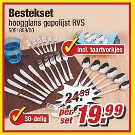 Aanbiedingen Bestekset - Huismerk - Poco - Geldig van 10/06/2017 tot 17/06/2017 bij Poco