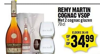 Aanbiedingen Remy martin cognac vsop - Remy martin - Geldig van 11/06/2017 tot 17/06/2017 bij Dirk III