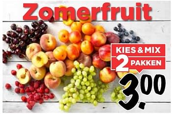 Aanbiedingen Zomerfruit - Huismerk Vomar - Geldig van 11/06/2017 tot 17/06/2017 bij Vomar