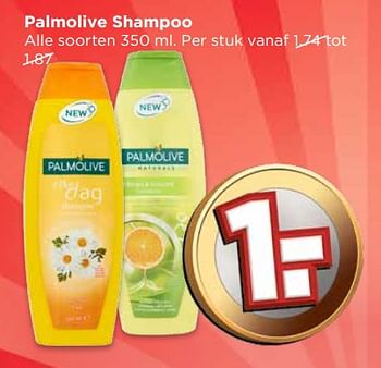 Aanbiedingen Palmolive shampoo - Palmolive - Geldig van 11/06/2017 tot 17/06/2017 bij Vomar