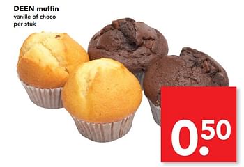 Aanbiedingen Deen muffin - Huismerk deen supermarkt - Geldig van 11/06/2017 tot 17/06/2017 bij Deen Supermarkten