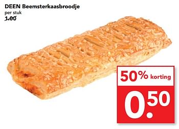 Aanbiedingen Deen beemsterkaasbroodje - Huismerk deen supermarkt - Geldig van 11/06/2017 tot 17/06/2017 bij Deen Supermarkten