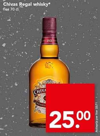 Aanbiedingen Chivas regal whisky - Chivas Regal - Geldig van 11/06/2017 tot 17/06/2017 bij Deen Supermarkten