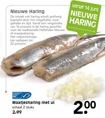 Aanbiedingen Maatjesharing met ui - Huismerk - Em-té - Geldig van 11/06/2017 tot 17/06/2017 bij Em-té