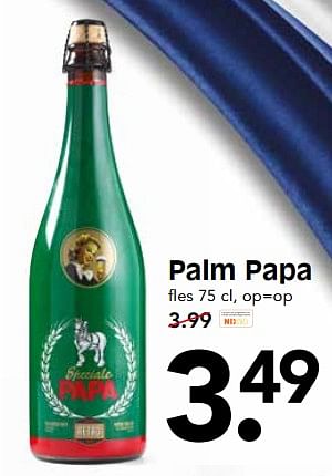 Aanbiedingen Palm papa - Palm - Geldig van 11/06/2017 tot 17/06/2017 bij Em-té