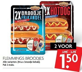 Aanbiedingen Flemmings broodjes - Flemming's - Geldig van 11/06/2017 tot 17/06/2017 bij Deka Markt