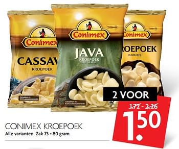 Aanbiedingen Conimex kroepoek - Conimex - Geldig van 11/06/2017 tot 17/06/2017 bij Deka Markt