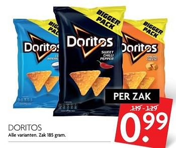 Aanbiedingen Doritos - Doritos - Geldig van 11/06/2017 tot 17/06/2017 bij Deka Markt