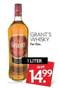 Aanbiedingen Grant`s whisky - Grant's - Geldig van 11/06/2017 tot 17/06/2017 bij Deka Markt