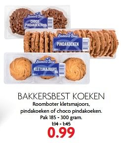 Aanbiedingen Bakkersbest koeken - BakkersBest - Geldig van 11/06/2017 tot 17/06/2017 bij Deka Markt