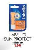 Aanbiedingen Labello sun protect - Labello - Geldig van 11/06/2017 tot 17/06/2017 bij Deka Markt