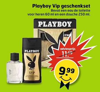 Aanbiedingen Playboy vip geschenkset - Playboy - Geldig van 13/06/2017 tot 18/06/2017 bij Trekpleister