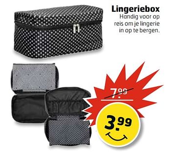 Aanbiedingen Lingeriebox - Huismerk - Trekpleister - Geldig van 13/06/2017 tot 18/06/2017 bij Trekpleister