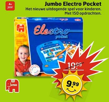 Aanbiedingen Jumbo electro pocket - Jumbo - Geldig van 13/06/2017 tot 18/06/2017 bij Trekpleister