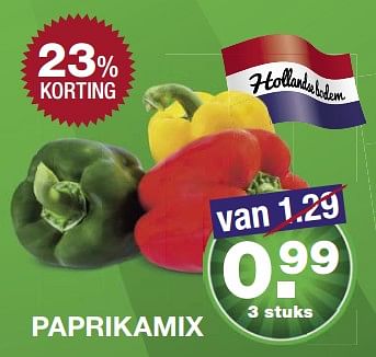 Aanbiedingen Paprikamix - Huismerk - Aldi - Geldig van 11/06/2017 tot 18/06/2017 bij Aldi