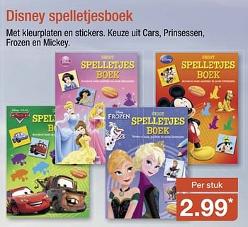 Aanbiedingen Disney spelletjesboek - Disney - Geldig van 11/06/2017 tot 18/06/2017 bij Aldi