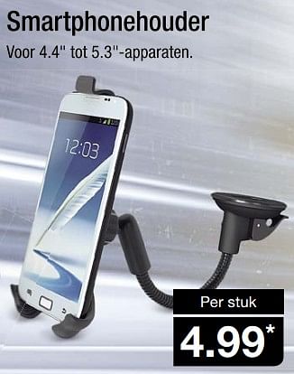 Aanbiedingen Smartphonehouder - Huismerk - Aldi - Geldig van 11/06/2017 tot 18/06/2017 bij Aldi