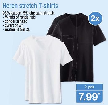 Aanbiedingen Heren stretch t-shirts - Huismerk - Aldi - Geldig van 11/06/2017 tot 18/06/2017 bij Aldi