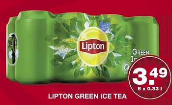 Aanbiedingen Lipton green ice tea - Lipton - Geldig van 11/06/2017 tot 18/06/2017 bij Aldi