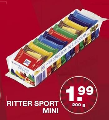 Aanbiedingen Ritter sport mini - Huismerk - Aldi - Geldig van 11/06/2017 tot 18/06/2017 bij Aldi