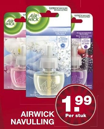 Aanbiedingen Airwick navulling - Airwick - Geldig van 11/06/2017 tot 18/06/2017 bij Aldi