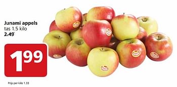 Aanbiedingen Junami appels - Junami - Geldig van 12/06/2017 tot 18/06/2017 bij Jan Linders
