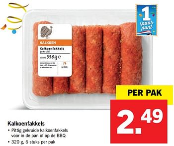 Aanbiedingen Kalkoenfakkels - Huismerk - Lidl - Geldig van 12/06/2017 tot 18/06/2017 bij Lidl