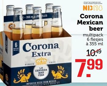 Aanbiedingen Corona mexican beer - Corona - Geldig van 12/06/2017 tot 18/06/2017 bij Coop