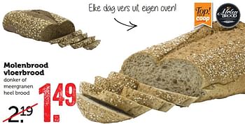 Aanbiedingen Molenbrood vloerbrood - Molenbrood - Geldig van 12/06/2017 tot 18/06/2017 bij Coop