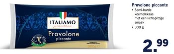 Aanbiedingen Provolone piccante - Italiamo - Geldig van 12/06/2017 tot 18/06/2017 bij Lidl